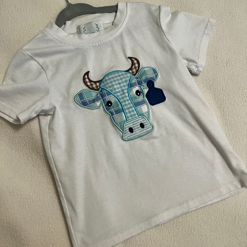 Little Lovely Blue Cow shirt